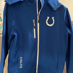Official NFL Indiana Colts all weather Mens large coat